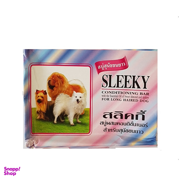 صابون روزانه سگ مو بلند مدل Sleeky وزن 100 گرم