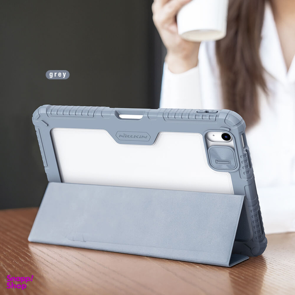 کیف کلاسوری نیلکین مدل Camshield Bumper Leather مناسب برای تبلت اپل iPad 10 / iPad 10.9 (2022)