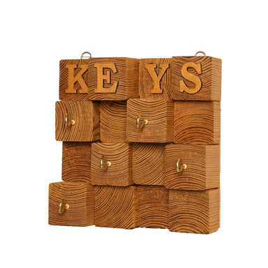 جاکلیدی چوبی طرح KEYS
