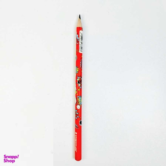 مداد استدلر طرح Comic رنگ قرمز