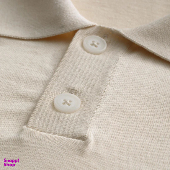 پولوشرت آستین کوتاه مردانه مدل GD-s-16165581 رنگ کرم