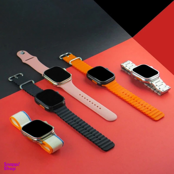 ساعت هوشمند ورنا مدل W49 Ultra مجموعه 7 بندی به همراه هندزفری مدل Airpod Pro