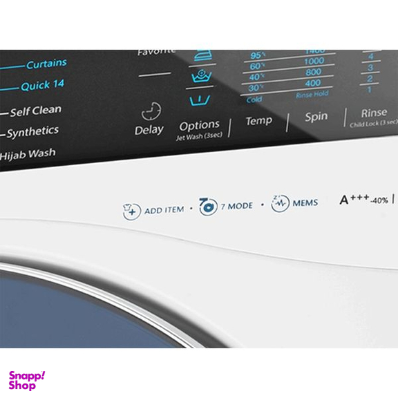 ماشین لباسشویی دوو مدل DWK-9400T ظرفیت 9 کیلوگرم