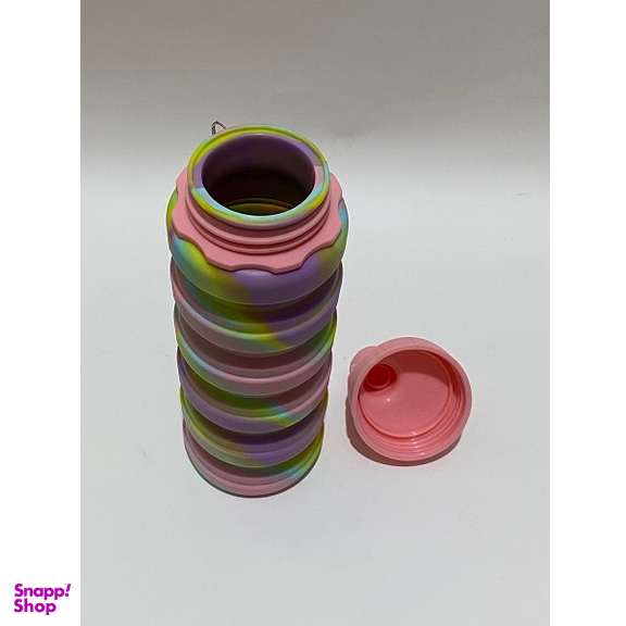 قمقمه سیلیکونی مدل تاشو کد GHCAB گنجایش 0.5 لیتر