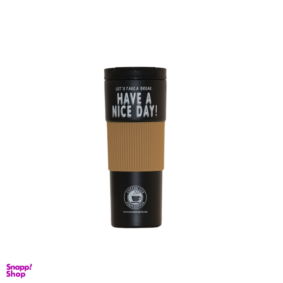 ماگ سفری طرح HAVE A NICE DAY کد 500 گنجایش ۵۰۰ میلی لیتر