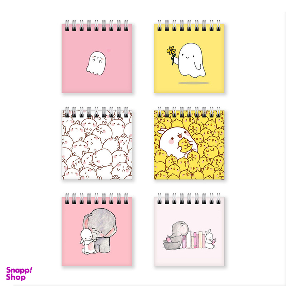 دفترچه یادداشت بامبیلیپ طرح دخترانه کیوت و فانتزی کد 96030558 مجموعه 6 عددی