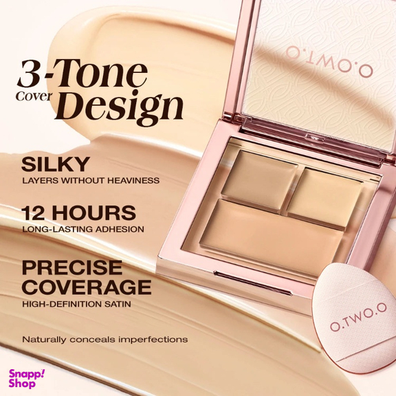 پالت کانسیلر سه کاره او تو او شماره 01