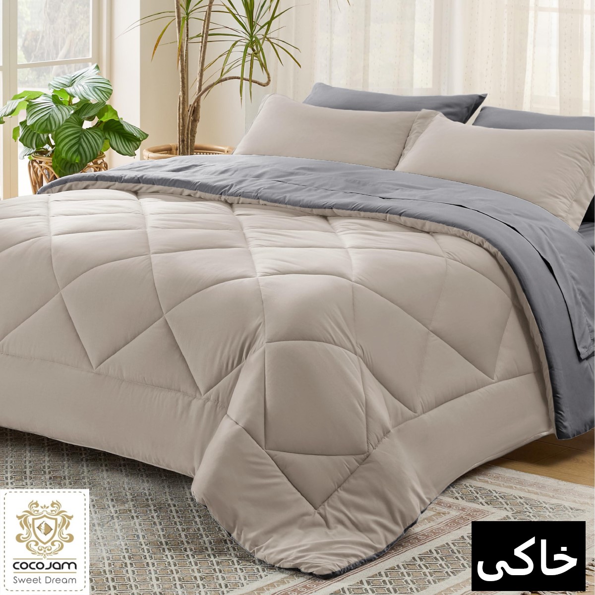 سرویس خواب کوکو جم مدل فرنو یک نفره 4 تکه