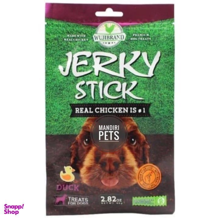 غذای خشک سگ jerky stick طعم اردک وزن 70 گرم