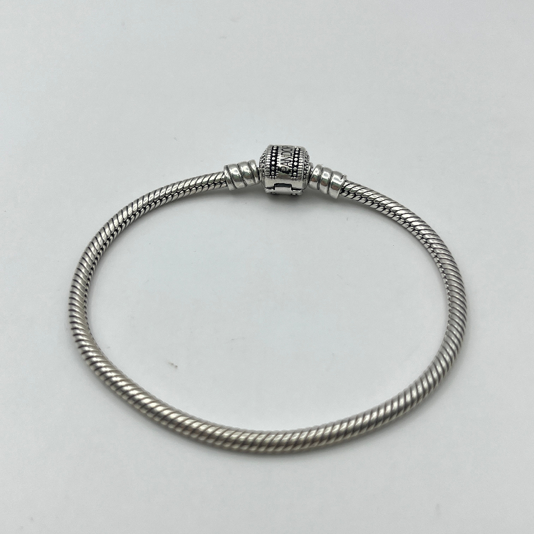 دستبند نقره زنانه پاندورا مدل Barrel Clasp کد 5928