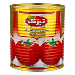 رب گوجه فرنگی تبرک وزن 800 گرم