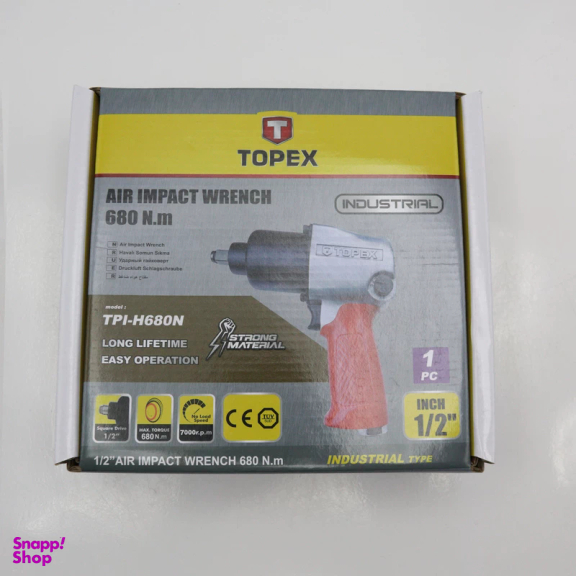 آچار بکس بادی تاپکس مدل YP-TPI-H680N-1/2-680N.m