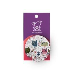 پیکسل ترمه طراحان ایده مدل گربه 2 مجموعه 3 عددی