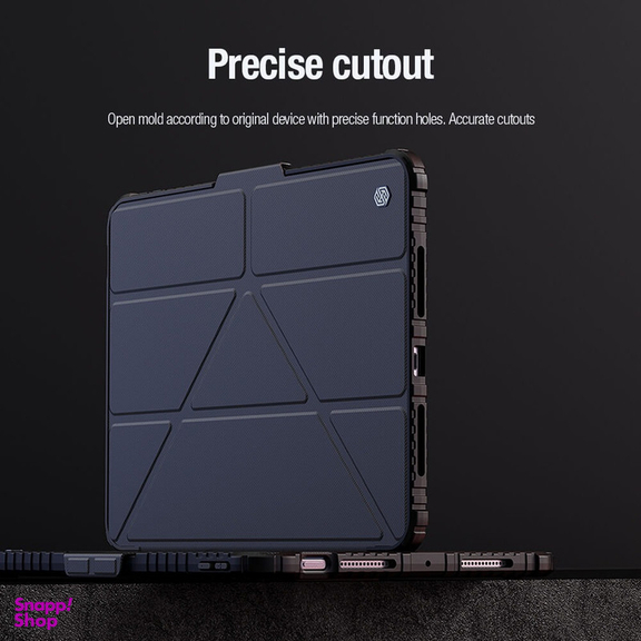 کیف کلاسوری نیلکین مدل Bumper Pro Leather Multi-Angle Folding مناسب برای تبلت اپل iPad Pro 11 2024