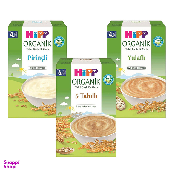 غذای کمکی کودک هیپ 200 گرم بسته 3 عددی