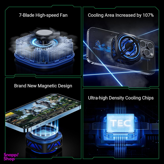 فن خنک کننده گوشی موبایل بلک شارک مدل MagCooler 3 Pro RGB
