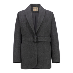 پالتو زنانه السانا مدل نیلفام کد 237771 رنگ خاکستری