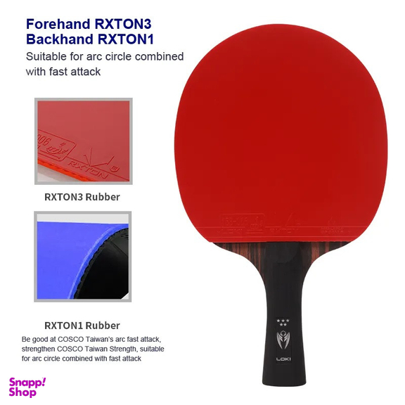 راکت پینگ پنگ لوکی مدل kirin 5star