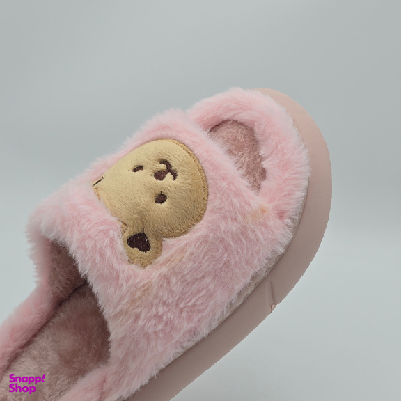 دمپایی حوله ای کد 7383 رنگ صورتی