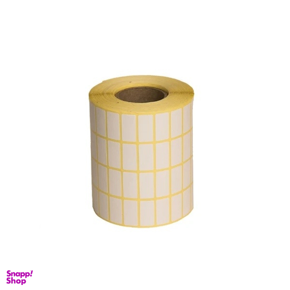 لیبل برچسب کاغذی مدل چهار ردیف سایز 12×25 بسته 10000 عددی