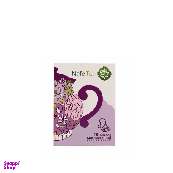 دمنوش گیاهی ارگانیک نافه بسته ۱۵ عددی