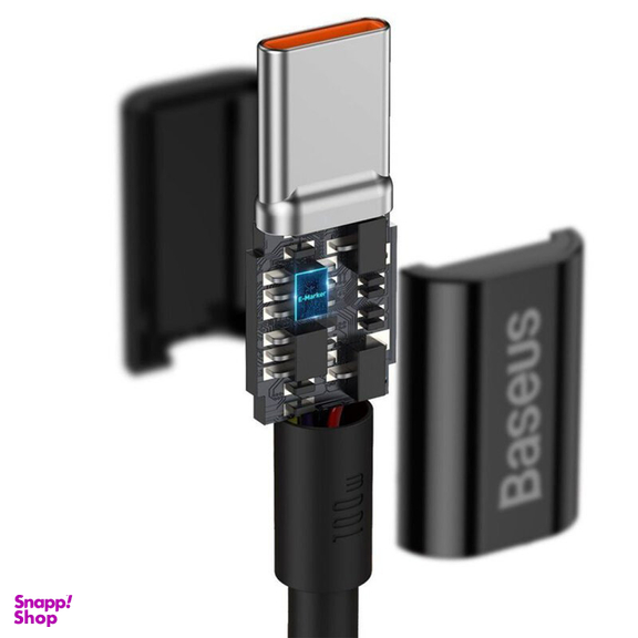 کابل تبدیل USB-C به USB-C باسئوس 100W مدل CATYS-C01 طول 2متر