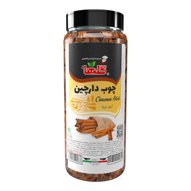 چوب دارچین لوله ای گلها وزن 250 گرم