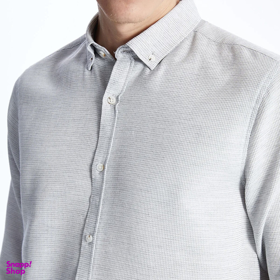 پیراهن آستین بلند یقه برگردان مردانه ال سی وایکیکی مدل Business Man