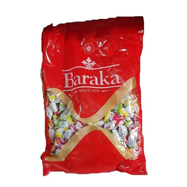آبنبات مغزدار میوه ای باراکا وزن 900 گرم