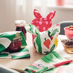 دستمال آشپزخانه ایکیا مدل TABBERAS بسته 4 عددی