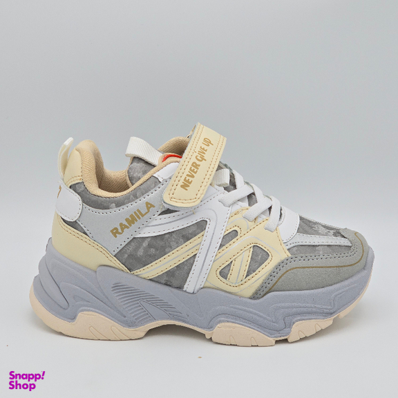 کتانی رامیلا مدل be with us کد 63828 رنگ طوسی