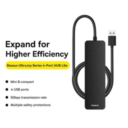 هاب 4 پورت USB 3.0 بیسوس مدل BS-OH080 100cm