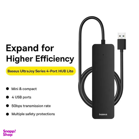 هاب 4 پورت USB 3.0 بیسوس مدل BS-OH080 100cm