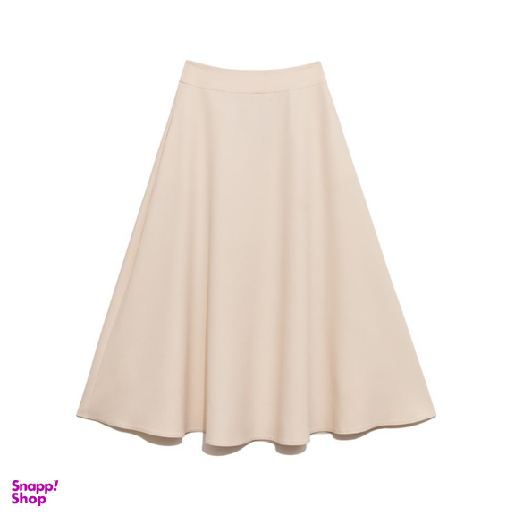 دامن زنانه برنس مدل سمانه رنگ کرم روشن