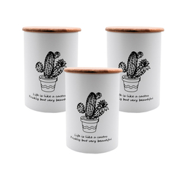 سرویس آشپزخانه 18 پارچه مدل کاکتوس کد 1854