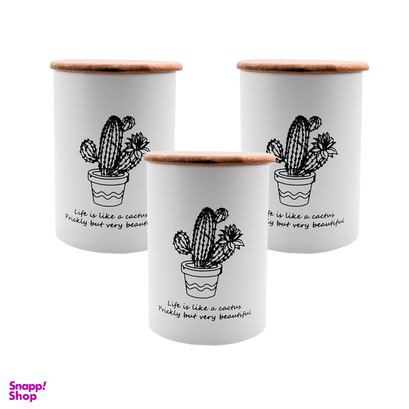 سرویس آشپزخانه 18 پارچه مدل کاکتوس کد 1854