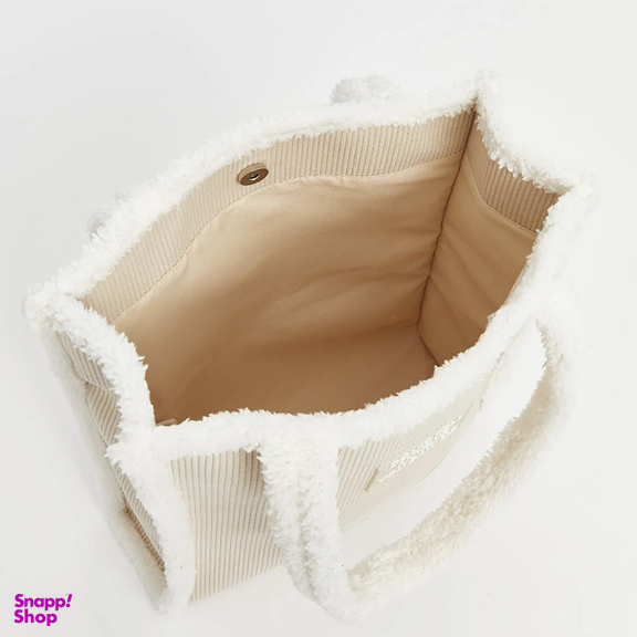 کیف رودوشی زنانه ال سی وایکیکی مدل مخمل کبریتی