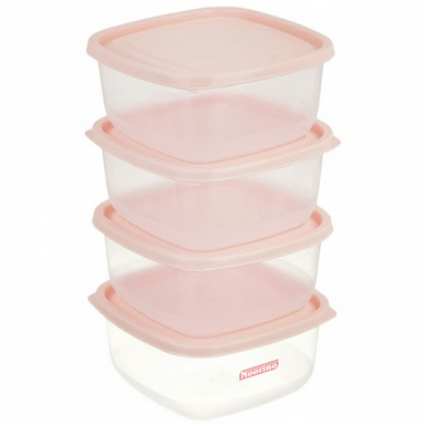 ظرف نگهدارنده نورینو مدل زرین مجموعه 4 عددی