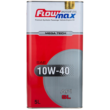 روغن موتور خودرو فلومکس مدل Mega Tech 10w-40 حجم 5 لیتر