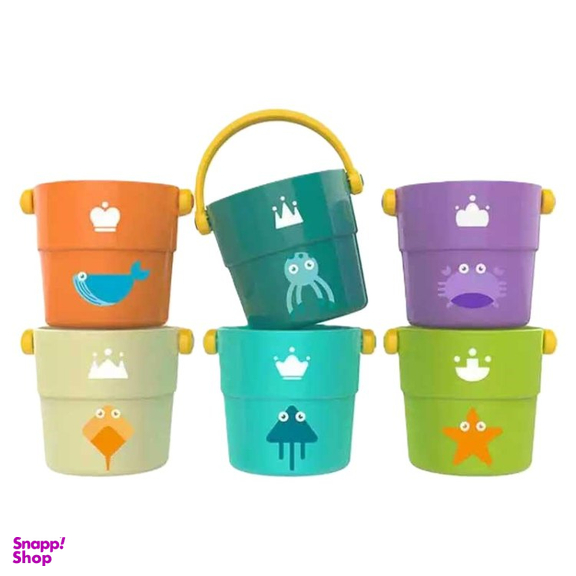 اسباب بازی هانگر مدل سطل کد He-0223 بسته 6 عددی