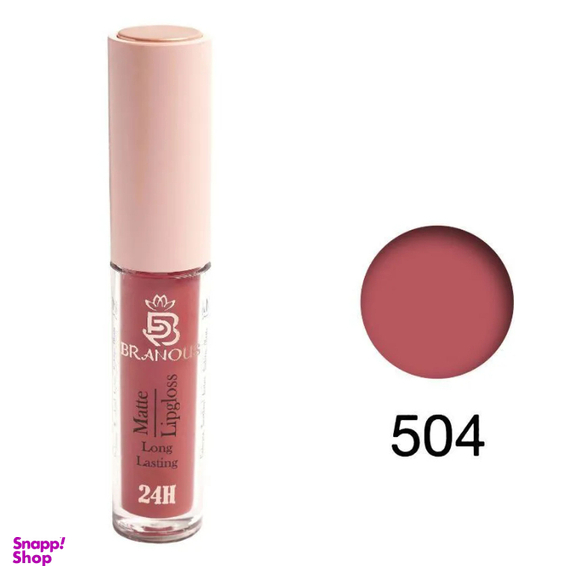 رژ لب مایع برانوس مدل Long Lasting کد 504 حجم 5 میلی لیتر
