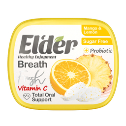 قرص خوشبو کننده دهان الدر مدل آناناس و پرتقال وزن ۱۵ گرم