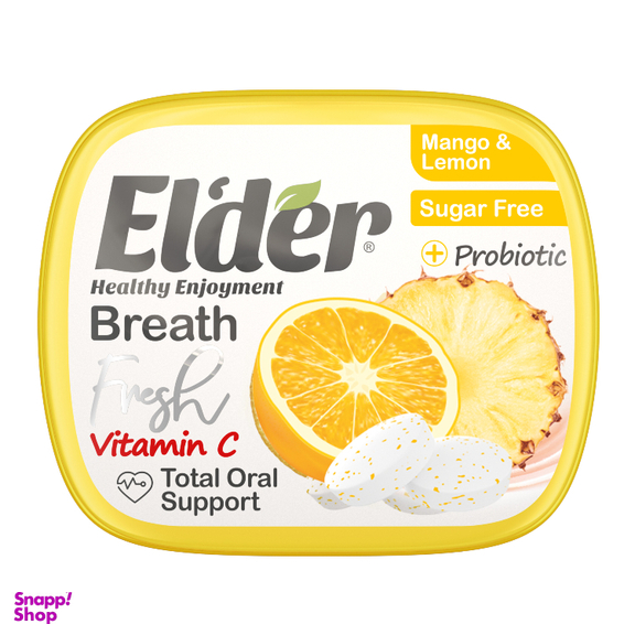 قرص خوشبو کننده دهان الدر مدل آناناس و پرتقال وزن ۱۵ گرم