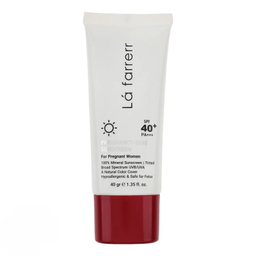 کرم ضد آفتاب رنگی لافارر SPF+40 مناسب دوران بارداری وزن 40 گرم