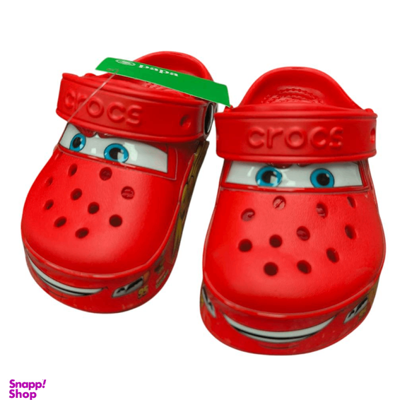 صندل پاپا کد 129110 مدل ماشین ها رنگ قرمز