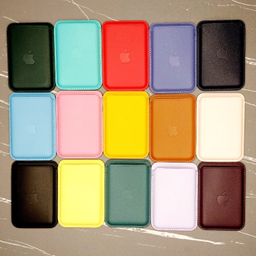 کیف جاکارتی مغناطیسی مدل اپل Leather Wallet مناسب پشت گوشی موبایل