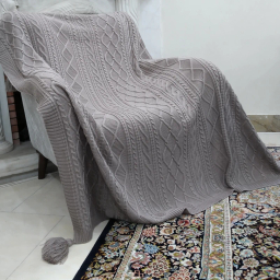 شال مبل و تخت کوکو جم مدل دیانا سایز 170×140 سانتی متر