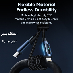کابل تبدیل Type-C به Lightning توکی مدل 20W TQ-X03 طول 1 متر