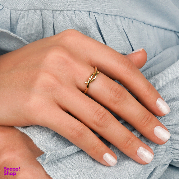 انگشتر طلا 18 عیار زنانه جواهری سون کد 3603