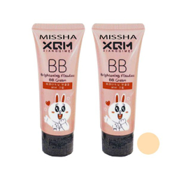 کرم پودر BB میشا مدل Brightening Flawless حجم 65 میلی لیتر مجموعه 2 عددی